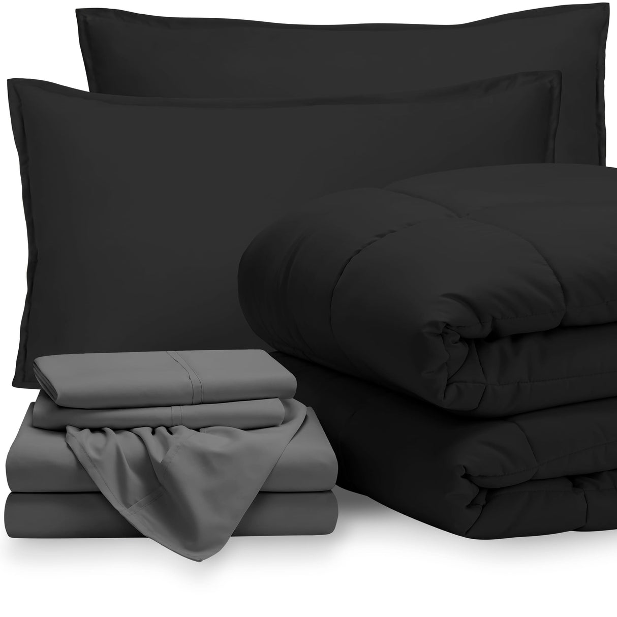Bare Home Bed-in-a-Bag Down Alternative Comforter & Sheet Set