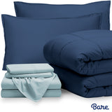 Bare Home Bed-in-a-Bag Down Alternative Comforter & Sheet Set