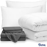 Bare Home Bed-in-a-Bag Down Alternative Comforter & Sheet Set