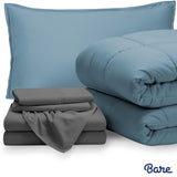 Bare Home Bed-in-a-Bag Down Alternative Comforter & Sheet Set