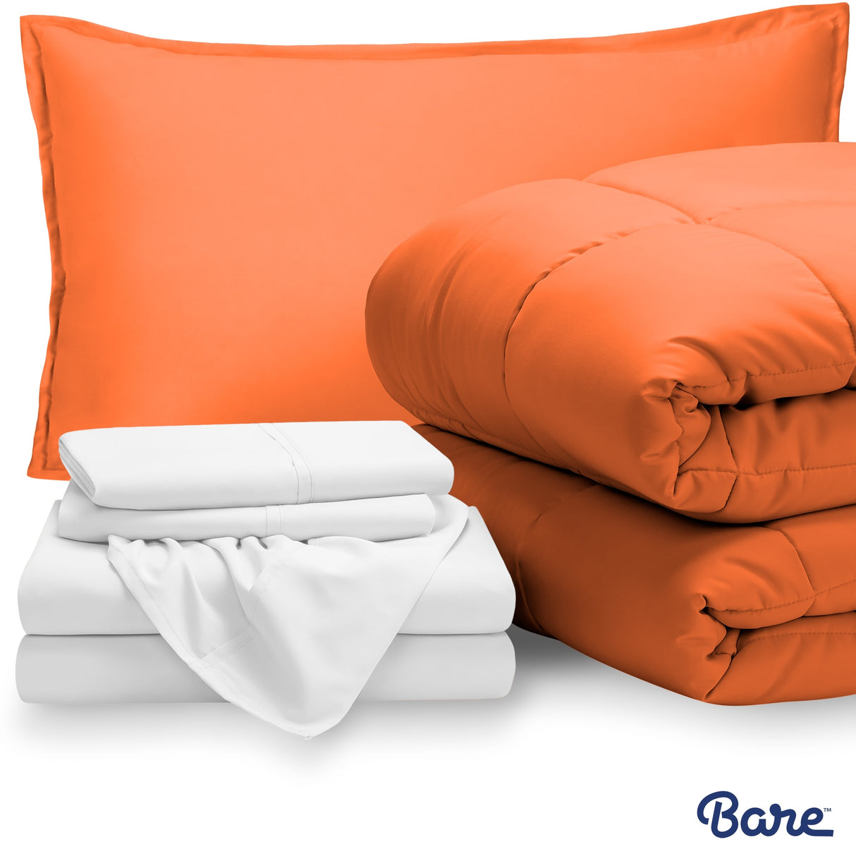 Bare Home Bed-in-a-Bag Down Alternative Comforter & Sheet Set