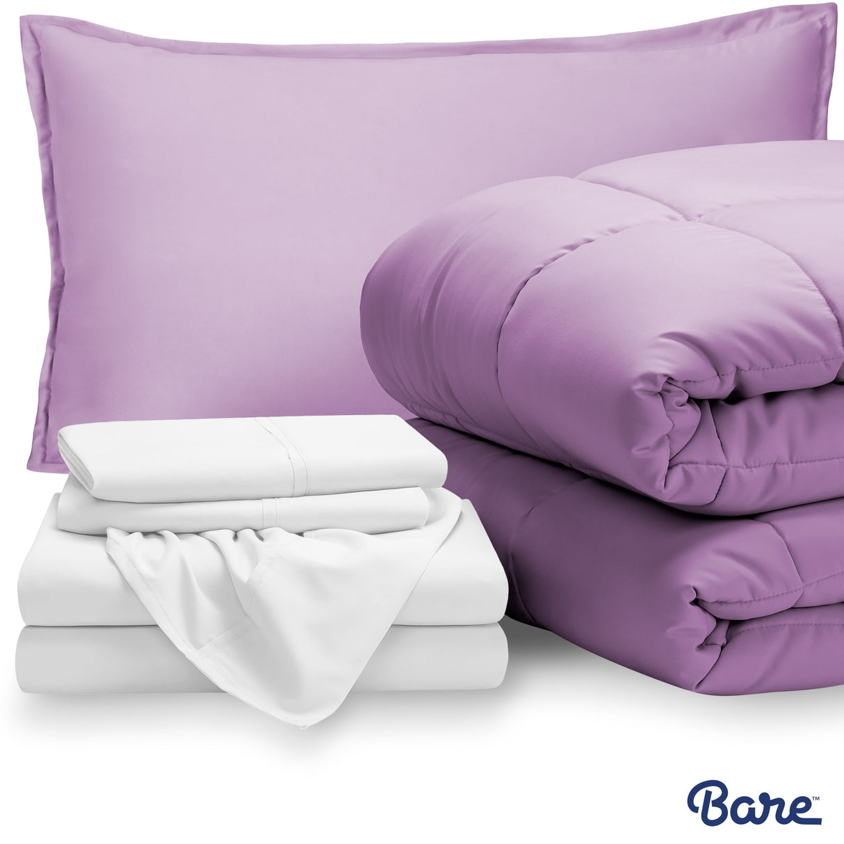 Bare Home Bed-in-a-Bag Down Alternative Comforter & Sheet Set