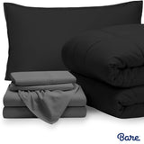 Bare Home Bed-in-a-Bag Down Alternative Comforter & Sheet Set