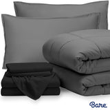 Bare Home Bed-in-a-Bag Down Alternative Comforter & Sheet Set