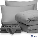 Bare Home Bed-in-a-Bag Down Alternative Comforter & Sheet Set