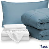 Bare Home Bed-in-a-Bag Down Alternative Comforter & Sheet Set