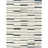 Barlough Contemporary StripeShag Area Rug - 5'3" x 7'