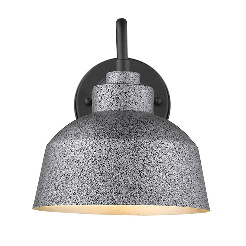 Barnes 1-light Grey Exterior Wall Fixture