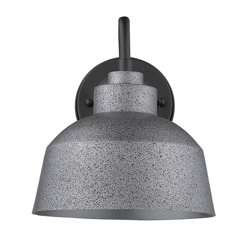 Barnes 1-light Grey Exterior Wall Fixture