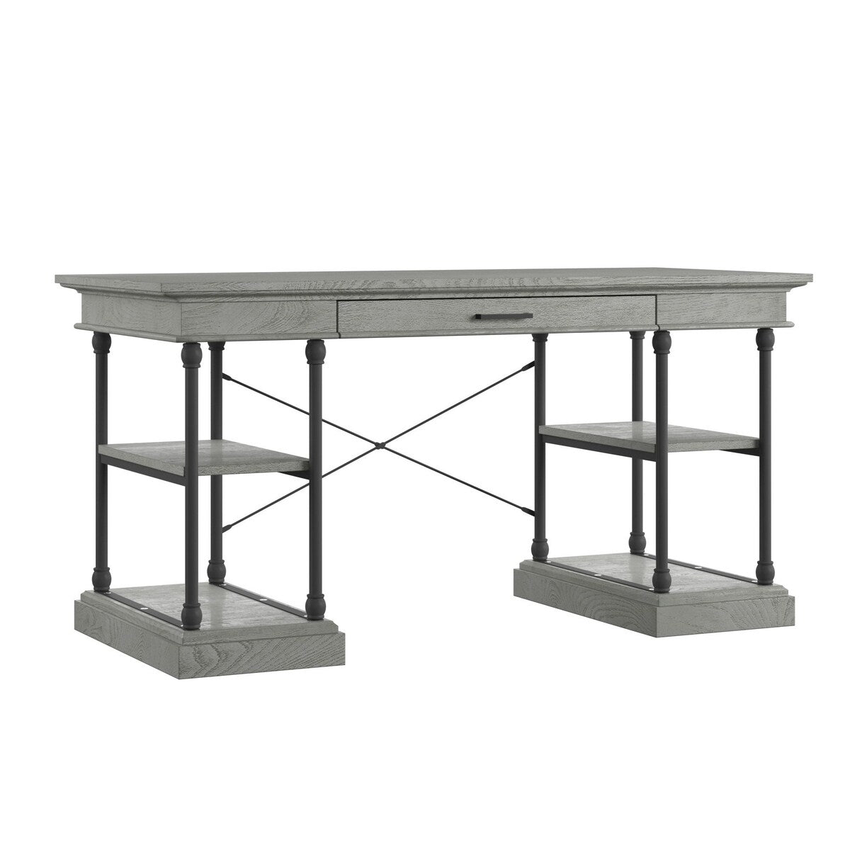 Barnstone Cornice 1 drawer Storage Writing Desk by iNSPIRE Q Artisan