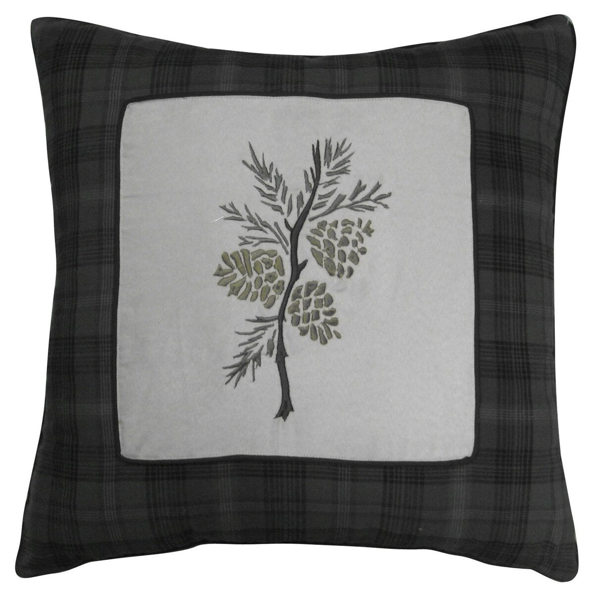 Barnwood Teal/Grey Accent Throw Pillows & Euro Sham