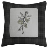 Barnwood Teal/Grey Accent Throw Pillows & Euro Sham