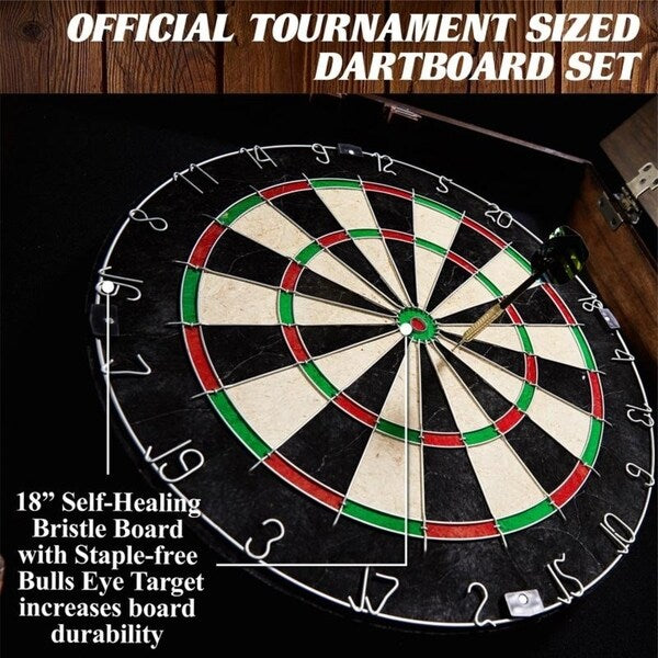 Barrington Webster Bristle Dartboard and Cabinet Set