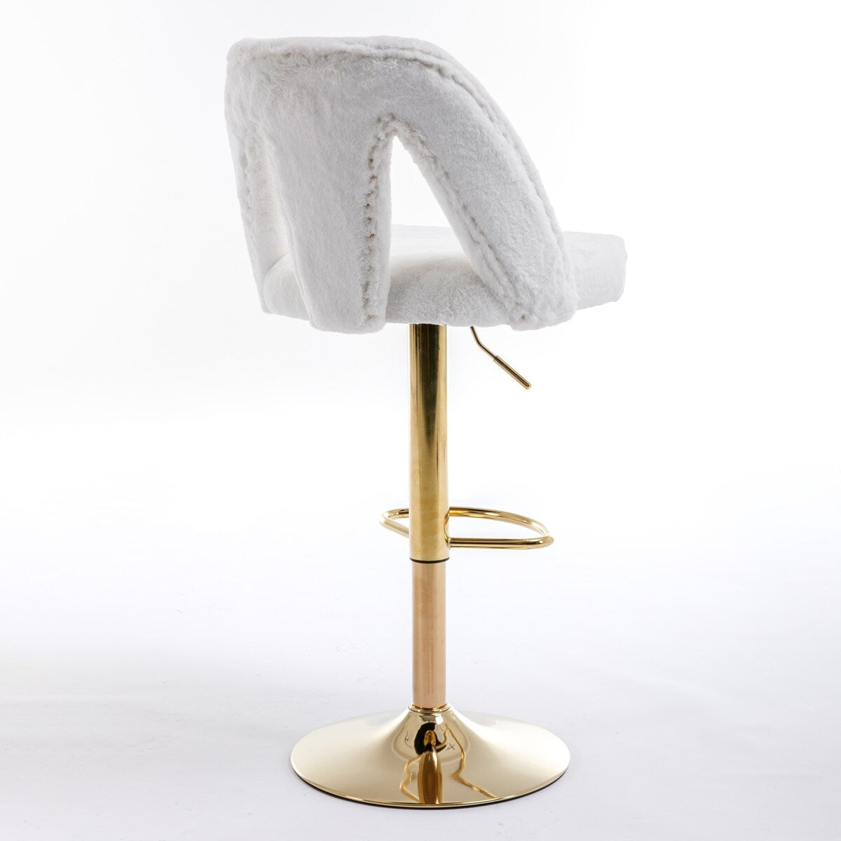 Barstools Adjusatble Seat Height, Modern Bar Stool with Nailheads for Home Pub and Kitchen Island,Set of 2