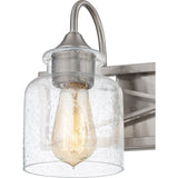 Bartley 2-Light Brushed Nickel Vanity Light