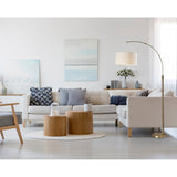 Barton Arc Lamp- Black