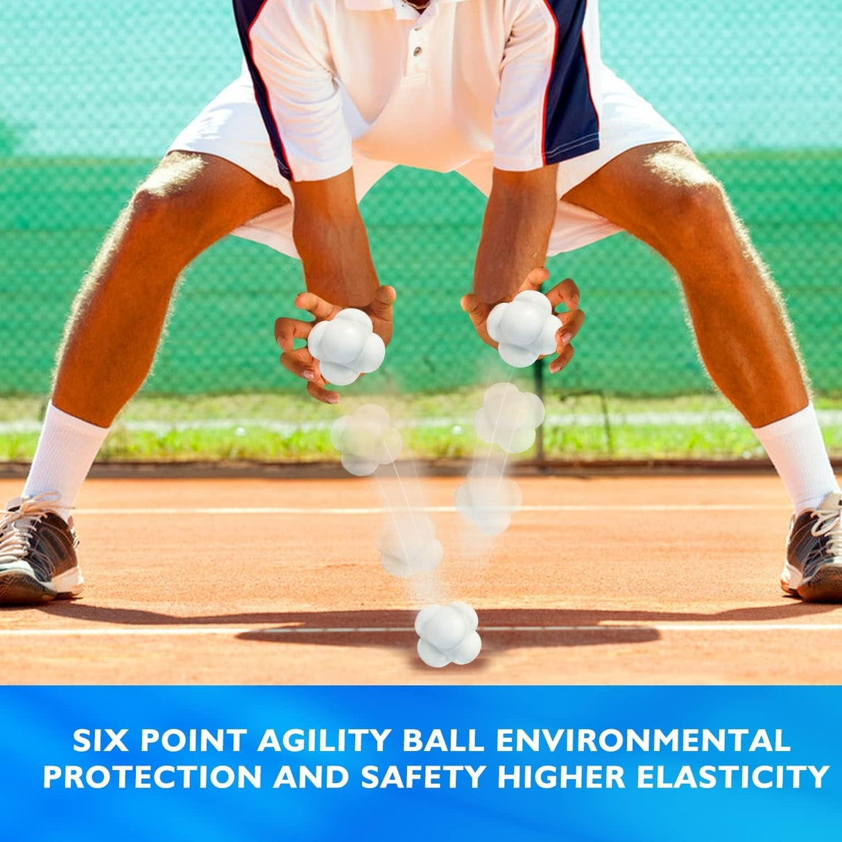 GSE™ Baseball/Softball Reaction Ball, Reactivity Agility Trainer Ball for Hand-Eye Coordination & Speed Reflex Training