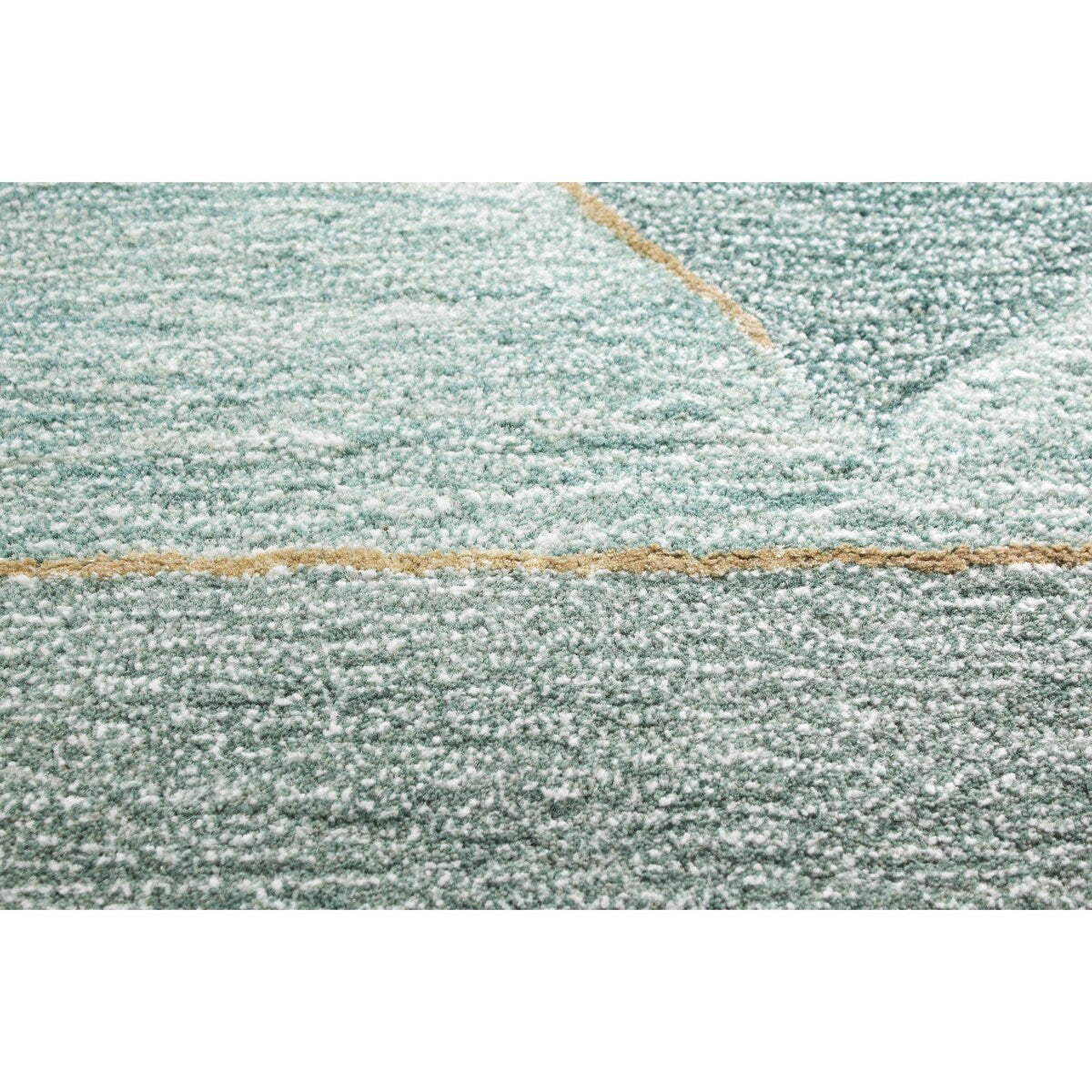 Bashian Malik Aqua Contemporary Area Rug