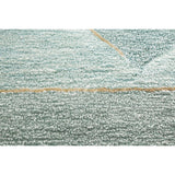 Bashian Malik Aqua Contemporary Area Rug