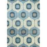 Bashian Woodbridge Hand-tufted Modern Abstract Ikat Wool Area Rug