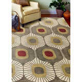 Bashian Woodbridge Hand-tufted Modern Abstract Ikat Wool Area Rug