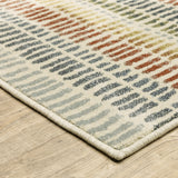 Style Haven Bassel Distressed Striped Ivory/ Multi Indoor Area Rug