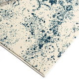 Bastille Transitional Damask Cream Area Rug