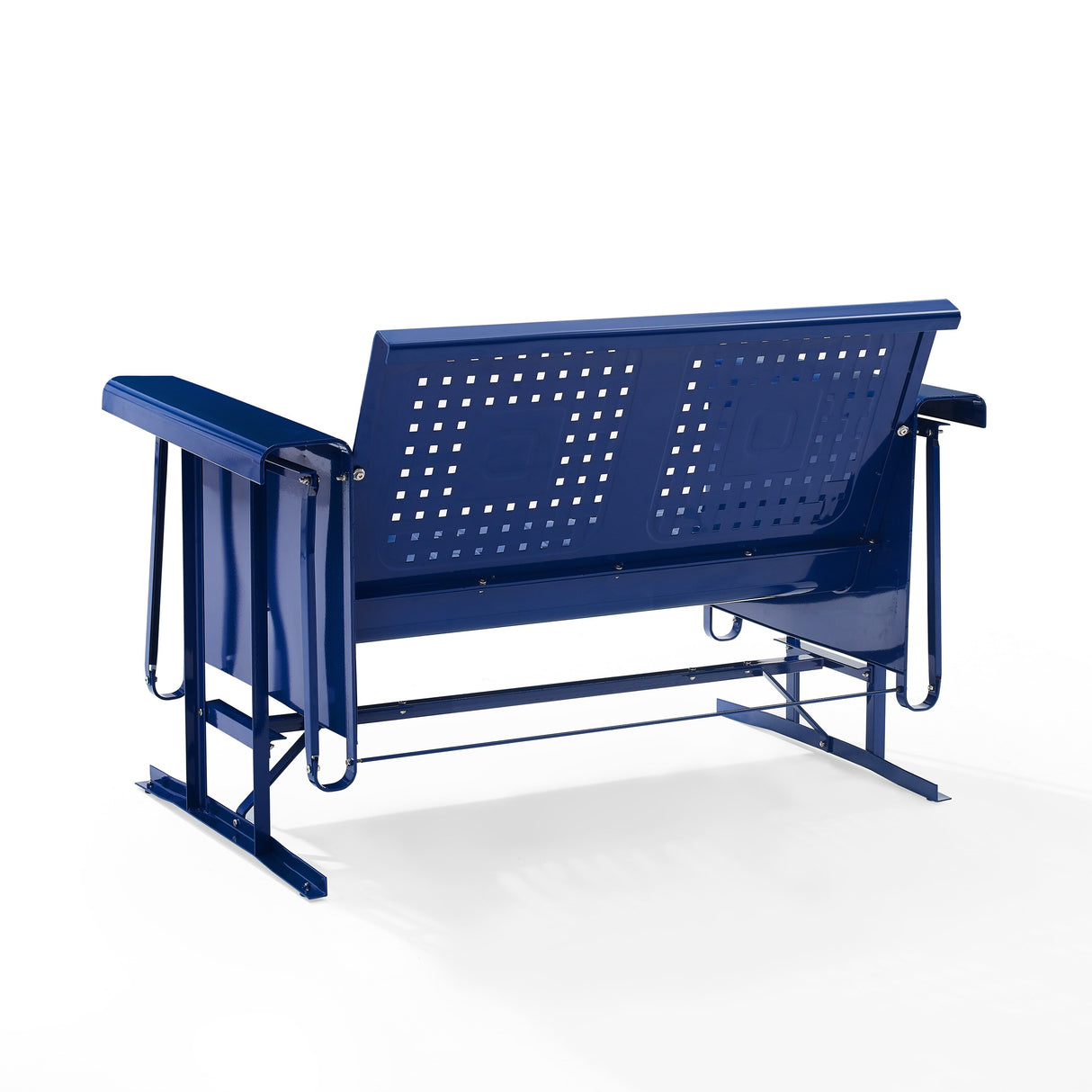 Crosley Bates Outdoor Metal Loveseat Glider - 28"x48.75"x32.5"
