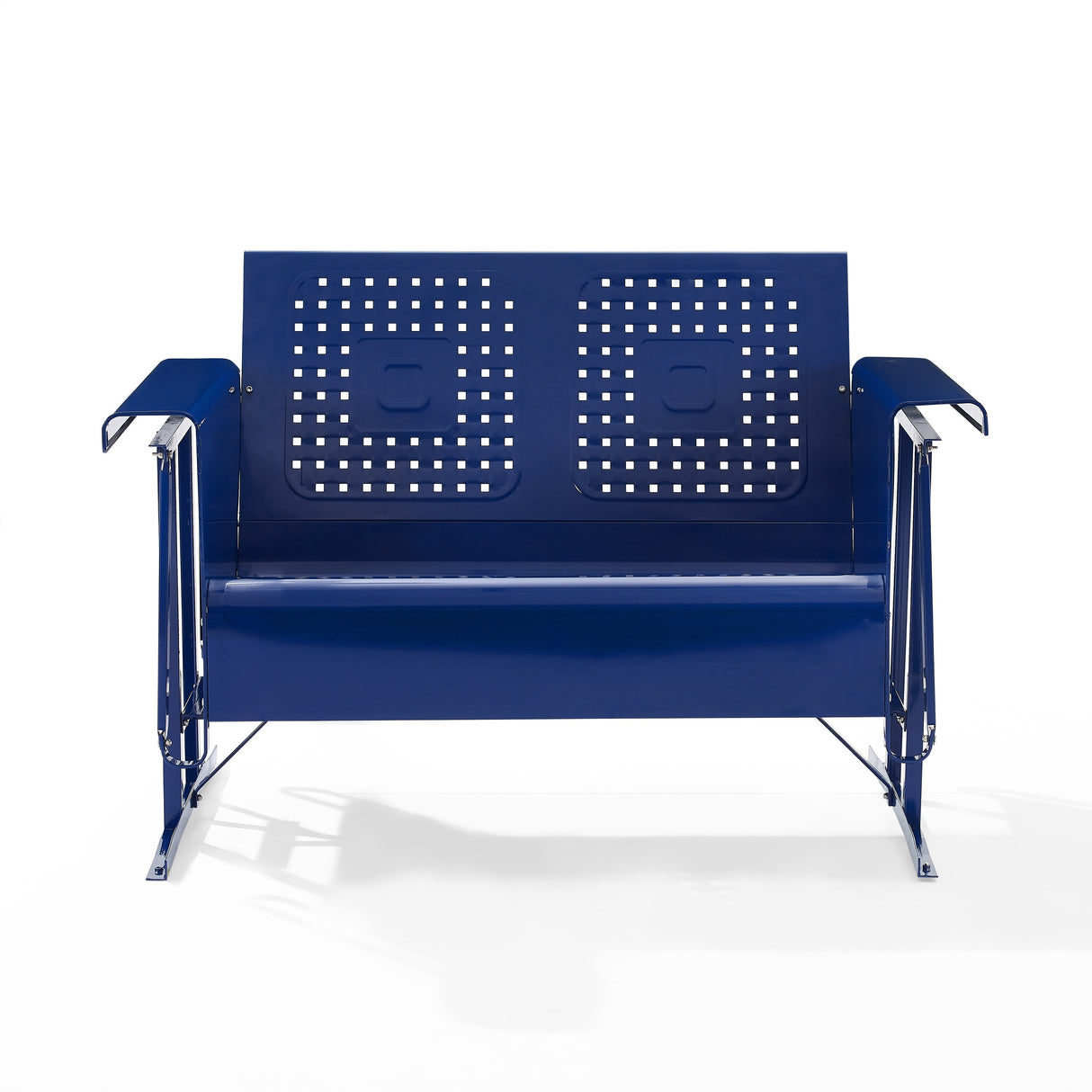 Crosley Bates Outdoor Metal Loveseat Glider - 28"x48.75"x32.5"