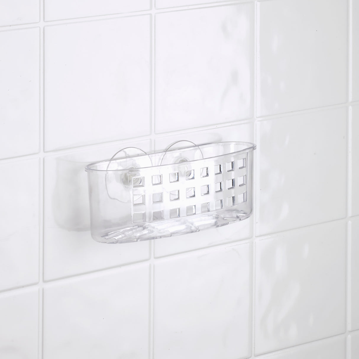 Bath Bliss Compact Suction Bath Basket - 6.25x2.5x2.325