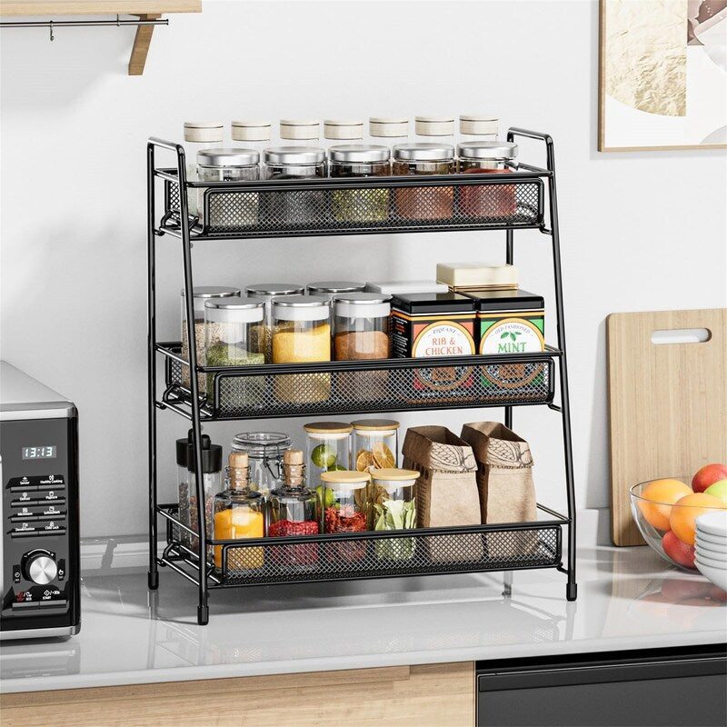 Bathroom Countertop Organizer Shelf - 7"D x 14.2"W x 16.73"H