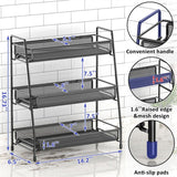 Bathroom Countertop Organizer Shelf - 7"D x 14.2"W x 16.73"H