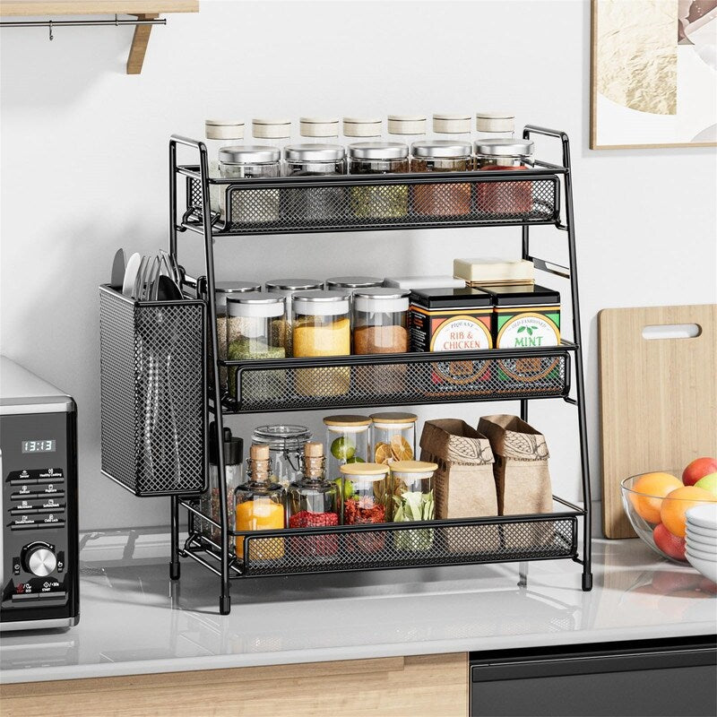 Bathroom Countertop Organizer Shelf - 7"D x 14.2"W x 16.73"H
