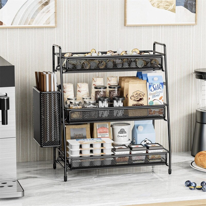 Bathroom Countertop Organizer Shelf - 7"D x 14.2"W x 16.73"H
