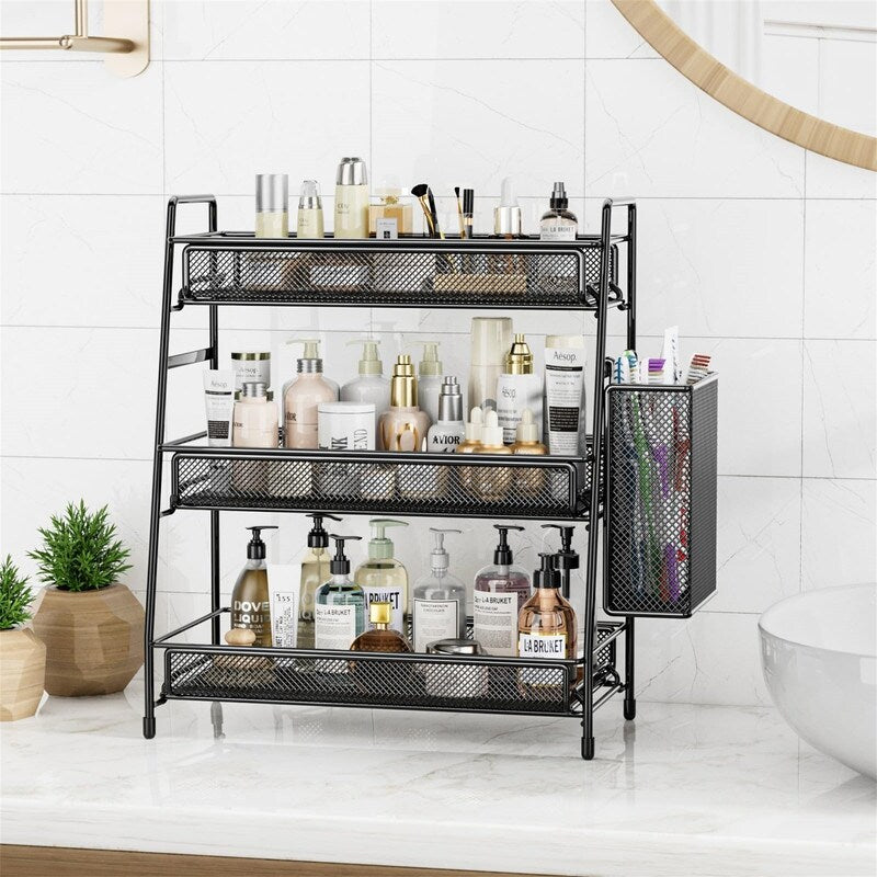 Bathroom Countertop Organizer Shelf - 7"D x 14.2"W x 16.73"H