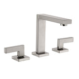 8 Inch Bathroom Faucet 3 Holes Two Handles Modern Luxury Widespread Bathroom Sink Faucet Tap with Water Supply Lines