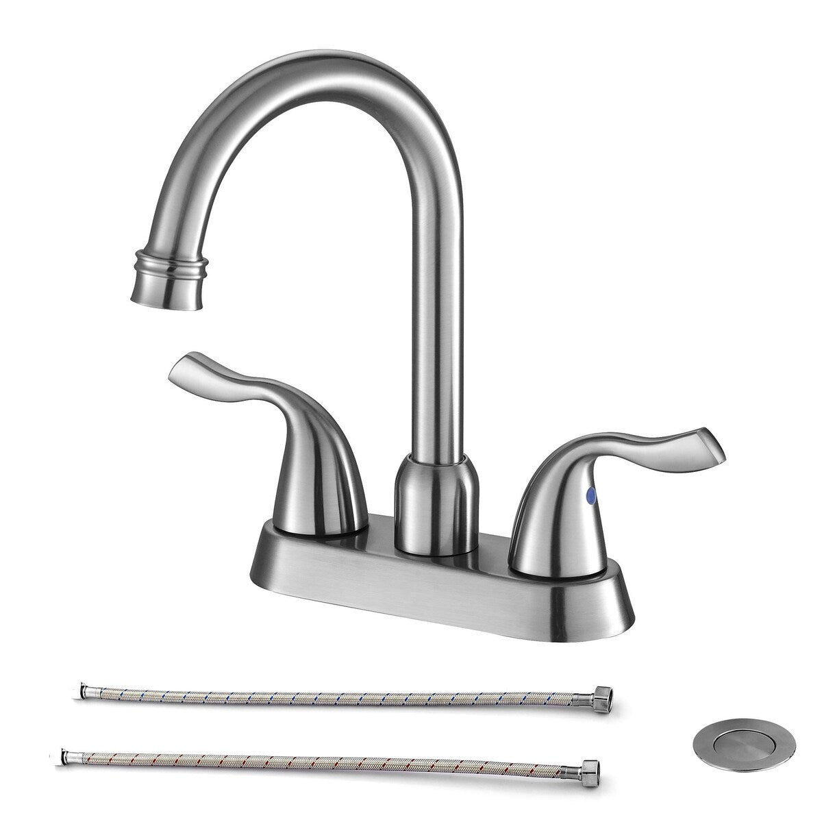 Bathroom Faucet Modern Commercial Two Handle Black Vessel Sink Faucet,Bathroom Vanity Sink Faucets