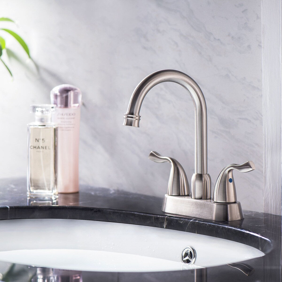 Bathroom Faucet Modern Commercial Two Handle Black Vessel Sink Faucet,Bathroom Vanity Sink Faucets