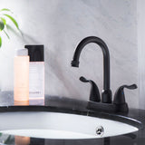 Bathroom Faucet Modern Commercial Two Handle Black Vessel Sink Faucet,Bathroom Vanity Sink Faucets