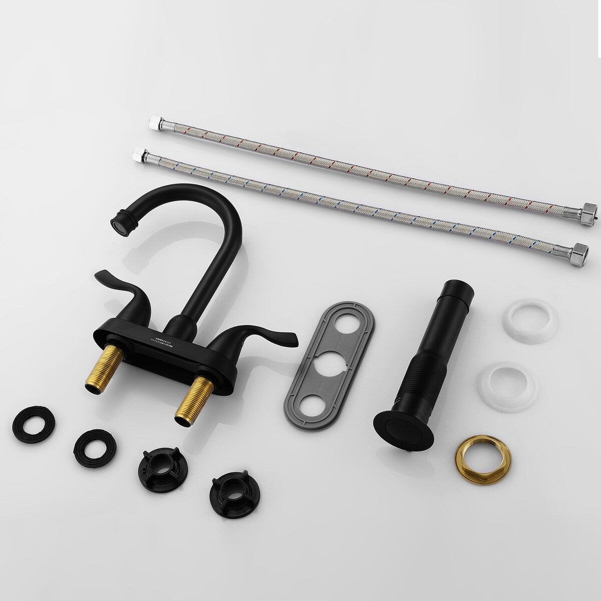 Bathroom Faucet Modern Commercial Two Handle Black Vessel Sink Faucet,Bathroom Vanity Sink Faucets