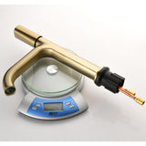 11''H Bathroom Sink Faucet Single with Single Handle in Black/Gold
