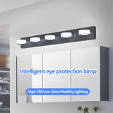 Bathroom LED 5-Light Vanity Lights with Dimmable and Rotatable - N/A