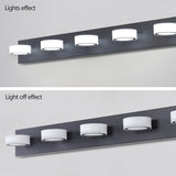 Bathroom LED 5-Light Vanity Lights with Dimmable and Rotatable - N/A