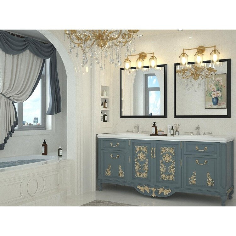 Bathroom Mirrors Wall Mounted Rectangle Vanity Cosmetic Makeup Mirror
