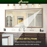 Bathroom Mirrors Wall Mounted Rectangle Vanity Cosmetic Makeup Mirror