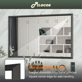 Bathroom Mirrors Wall Mounted Rectangle Vanity Cosmetic Makeup Mirror
