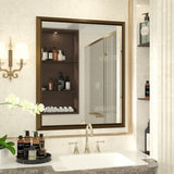 Bathroom Mirrors Wall Mounted Rectangle Vanity Cosmetic Makeup Mirror