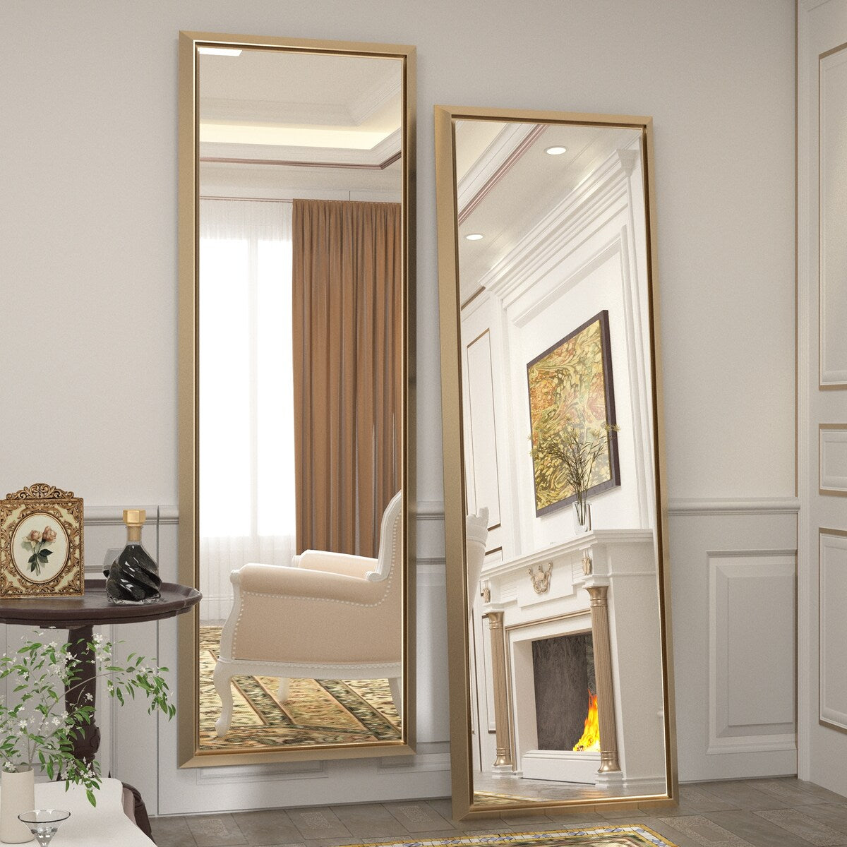 Bathroom Mirrors Wall Mounted Rectangle Vanity Cosmetic Makeup Mirror