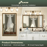 Bathroom Mirrors Wall Mounted Rectangle Vanity Cosmetic Makeup Mirror