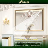 Bathroom Mirrors Wall Mounted Rectangle Vanity Cosmetic Makeup Mirror